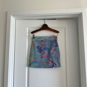 in many colors with glitter details throughout the fabric